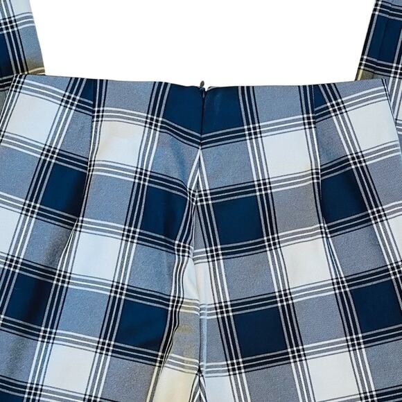 Rag & Bone Women’s Sz 0 Blue Plaid Pants Simone High Rise Ankle Slim Stretch - Picture 10 of 16